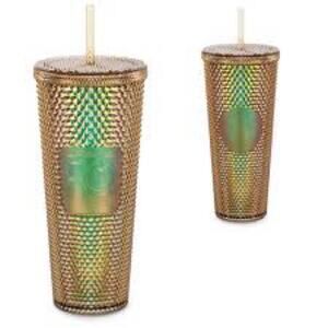Disney World 50th Anniversary Geometric Starbucks® Tumbler with Straw Gold
